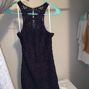 Lilly Pulitzer navy blue loose-fitted dress